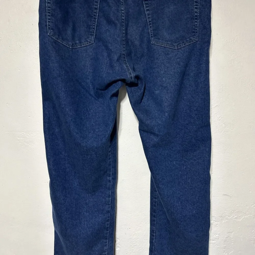 Wrangler Regular Fit Mens Jeans 40x29 Medium Wash Straight Leg Casual Work Pants - Picture 6 of 14